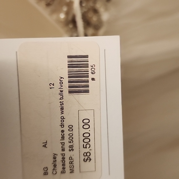 Couture beaded wedding dress 12 - Picture 13 of 15